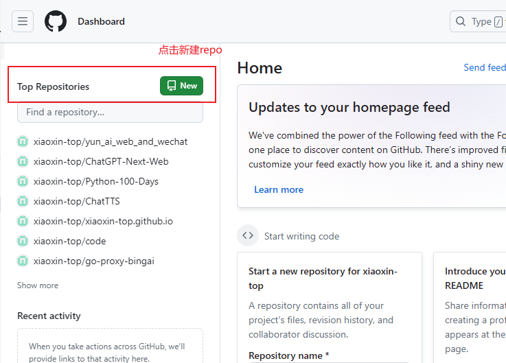 create repo