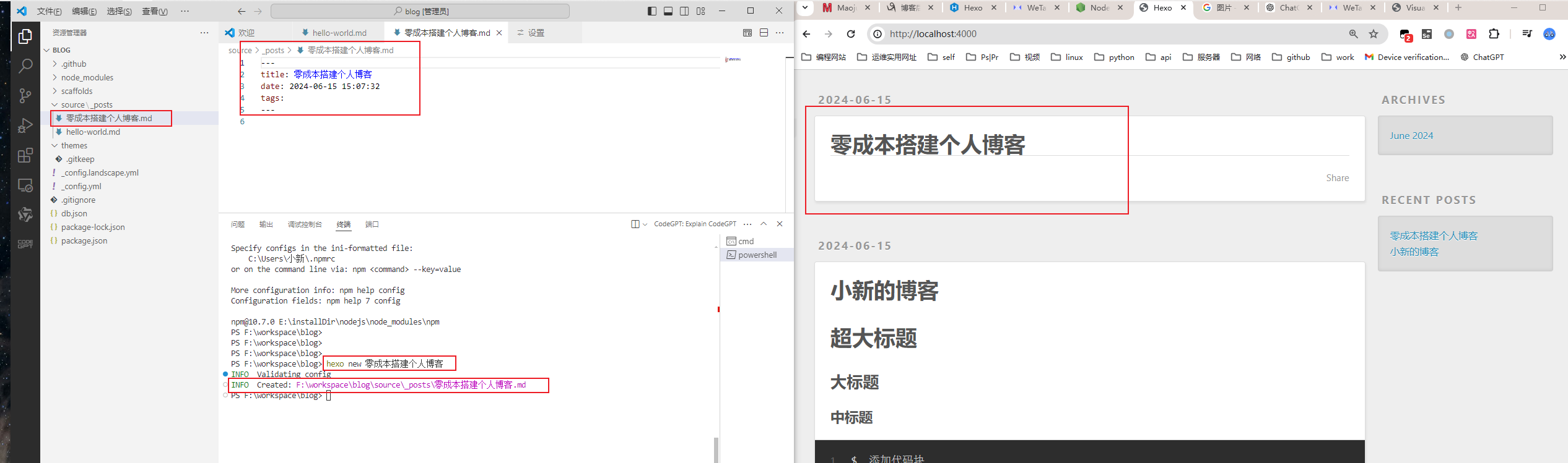 write blog